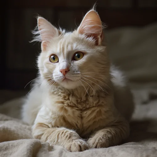 Devon Rex ve Lynx Curl Karışımı Kedinin Eşsiz Güzelliği ve Bakımı