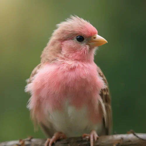 Pembe Kanatlı Finch Kuşu ile Eşsiz Bir Evcil Hayvan Deneyimi Keşfedin